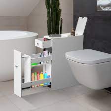 Small cabinets for bathrooms storage,narrow bathroom cabinet free standing to store toilet papers and bathroom accessories. Wooden Narrow Modern Bathroom Furniture Storage Cabinet Toilet Paper Linen White Ebay