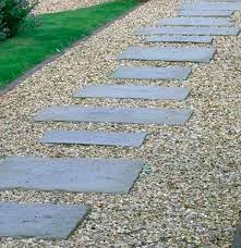 Stepping Stones Offset Patio Pavers Design Paver Path Concrete Path