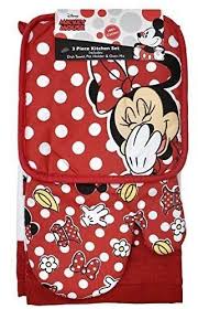 Check spelling or type a new query. Buy Disney Oven Mitt Pot Holder Amp Dish Towel 3 Pc Kitchen Set Minnie Mouse Red By Disney Features Price Reviews Online In India Justdial