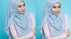 Cara Pakai Shawl Labuh Youtube