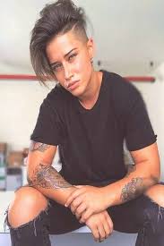 May 28, 2021 · keep in mind that most tomboys don't put a lot of effort into their appearance, and most of them don't wear skirts. Tomboys On March 28 2020 1 Person Sitting Tomboy Hairstyles Lesbian Hair Hair Styles