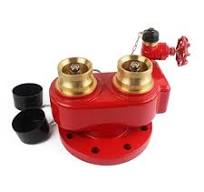 Factory Price 2.5 Inch Fire Dividing Breeching 18 Bar Fire Water Segregator  2 WAY Breeching INLET