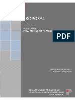 Pembuatan pembuatan proposal dan laporan. Proposal Isra Mi Raj Doc