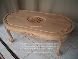 Unfinished Mahogany Furniture Small Rose Carved Coffee Table Made Of Fine Solid Kiln Dry Mahogany W Italian Style Furniture Raw Furniture Unfinished Furniture
