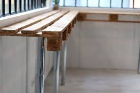 Tuto Une Table Haute En Palettes Table Haute Table Bar Cuisine Table Haute Bar