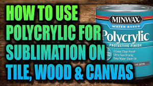 How To Use Polycrylic For Sublimation On Tile Wood Canvas Part 2 Youtube Sublime Wood Canvas Sublimation Gifts