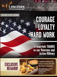 Longhorn Steakhouse Coupons Active Military And Vets Longhorn Steakhouse Coupons Longhorn Steakhouse Coupon Apps