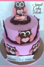 Baby Owl Cake Cake By Heidi Cakesdecor