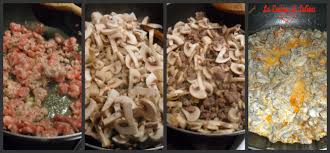 Tagliatelle funghi e salsiccia panna. Tagliatelle Salsiccia Funghi Panna Ricetta