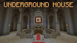 Minecraft modern house blueprints layer by layer. Minecraft Underground Base Tutorial Youtube
