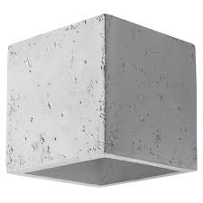 Wandleuchte Quad Beton Led Leuchtmittel Wohnlicht Wandleuchte Led Leuchtmittel Led Lampe