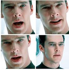 Khan Sunday 💥 #benedictcumberbatch #benedict #chrispine #khannooniensingh  #startrekintodarkness #spock #captainkirk #zacharyquinto…