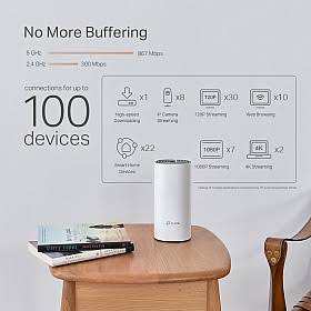 TP-Link Deco M4 - AC1200 Whole-Home Gigabit Mesh Wi-Fi System
