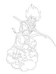 How to draw goku easy. Drawings Of Dragon Ball Z Characters On Behance