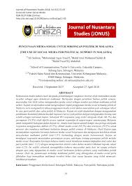 Parti politik di malaysia, kuala lumpur, malaysia. Pdf Penggunaan Media Sosial Untuk Sokongan Politik Di Malaysia The Use Of Social Media For Political Support In Malaysia