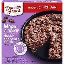 Duncan hines chocolate chip cookies. Amazon Com Duncan Hines Mega Cookie Double Chocolate Chunk Pan Cookie Mix 8 4 Oz Grocery Gourmet Food