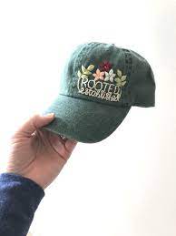 Rooted Established Embroidered Hats Ideas Hat Embroidery Embroidered Hats