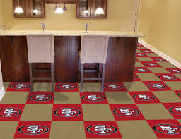 nfl san francisco 49ers carpet tiles
