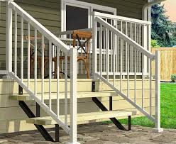Fastening stair bottom rail with wood screws. Steel Stair Riser Deck Products Peak Products Canada