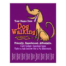 Dog Walking Advertising Promotional Flyer Zazzle Com In 2021 Dog Walking Flyer Dog Walking Dog Walking Business