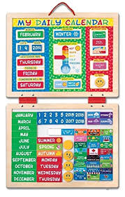 Melissa Doug Monthly Magnetic Calendar With 133 Magnets