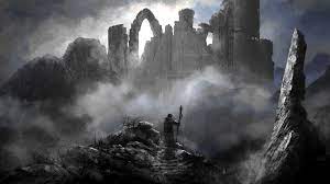 Fantasy World Ruined City Fantasy Landscape Fantasy Places
