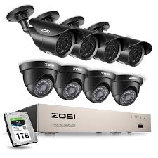 When your phone using a wifi or cellular data, can access your device by the software. Zosi 1080p Security Camera System H 265 1080p 8ch Hd Tvi Video Dvr Recorder With 8pcs 2 0mp Bullet And Dome Weatherproof Cctv Cameras Motion Alert Smartphone Pc Remote Access 1tb Hard Drive Buy Online