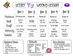 Letter Y Free Preschool Weekly Lesson Plan Letter Of The Week This Crafty M Preschool Weekly Lesson Plans Alphabet Lesson Plans Lesson Plans For Toddlers