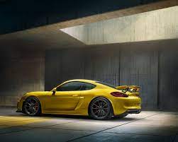 1280x1024 Wallpaper Porsche Cayman Gt4 Yellow Side View Cayman Gt4 Porsche New Porsche