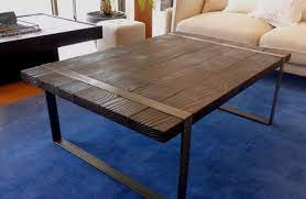 table bois et acier design bois noir bois brule boisnoir bordeaux gironde nouvelle aquitaine bois brule table de jardin bois table bois