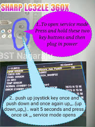 Sharp Joy Stick Key Pad Led Tv Service Mode Sony Led Tv Led Tv Sony Led