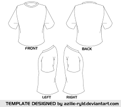 Blank Tshirt Template Vector Front And Back T Shirt Design Template Tshirt Template Shirt Template