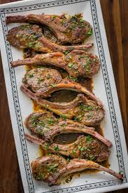These Lamb Chops Are Seared Forming A Garlic Herb Crust The 2 Ingredient Pan Sauce Will Completely Win Lamb Chop Recipes Lamb Recipes Easy Lamb Chop Recipes