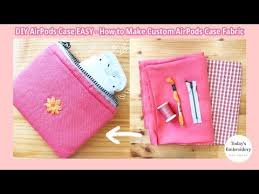 What are you waiting for? Diy Airpods Case Easy How To Make Custom Airpods Case Fabric Youtube Sewing Basics Diy Fabric Sewing Equipment