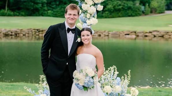 Patriots QB Drake Maye weds longtime girlfriend - ESPN
