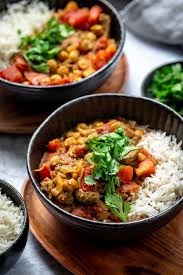 Eatsmarter has over 80,000 healthy & delicious recipes online. Lamb Curry With Chickpeas Tomatoes Recipe Elle Republic
