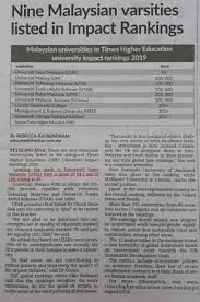Choose the institution, ranking type and subject area in a search field to view university profile then click the button show. A Medical Technician At Radiology Dept Husm Usm Being Ranked 49th In The World By Times Higher Education University Global Impact Ranking 2019