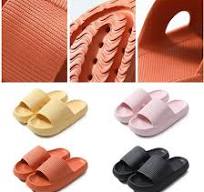 Anti-Slip Pillow Slides Sandals Soft Slippers Height Boosting Home Outdoor  Shoes