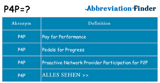 This can be massages, escorts, soapies, the asia bar scene or gfe. Was Bedeutet P4p P4p Definitionen Abkurzung Finder