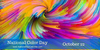 National Color Day October 22 National Day Calendar National Day Calendar National Day National Calendar
