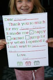 Christmas Thank You Letters For Kids | eighteen25 | Bloglovin'