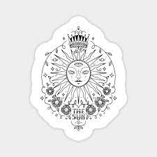 A member of the major arcana cards, this card can put a powerful. The Sun Tarot Card Sun Magnet Teepublic De