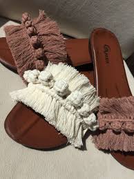 Makrome Terlik Yapimi Macrame Slipper Slippers Terlik Boho Tarzi