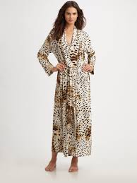Also set sale alerts and shop exclusive offers only on shopstyle. Natori Synthetic Gabon Leopard Print Jersey Robe Lyst