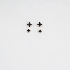 Brinco Dupla de Serifas Cravejadas de Zircônias - Black - TrêsMarias |  Joias e Acessórios