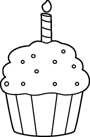 Keep your kids busy doing something fun and creative by printing out free coloring pages. Birthday Cupcake Coloring Page Coloring Pages For Kids And For Coloring Home