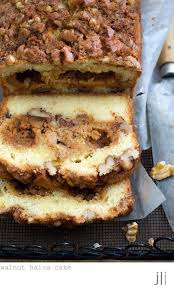 Walnut Halva Cake Delicious Bites Halva Recipe Coffe Cake Recipes Sweet Potato Pie