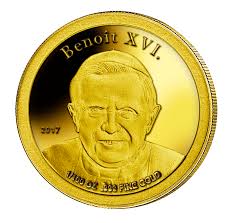 Канала kirche in not deutschland. Goldmunze Papst Benedikt Xvi Dgg