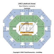 Uno Lakefront Arena Tickets And Uno Lakefront Arena Seating