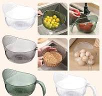 Amazon.com: Functional Rice Washing Colander Efficient ...